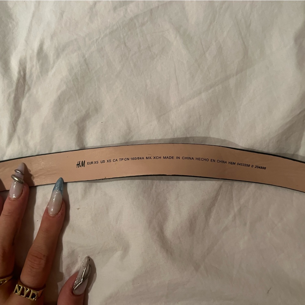 h&m black belt xs